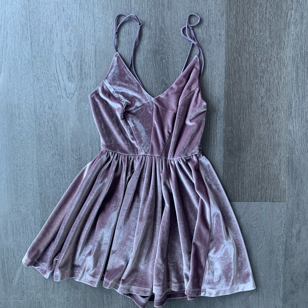 Size XS Urban Outfitters Silence and Noise Velour Romper